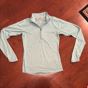 Nike Light Blue Quarter-Zip Pullover